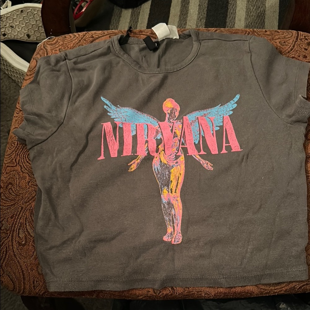 Nirvana Kids Graphic T-Shirt - Gray